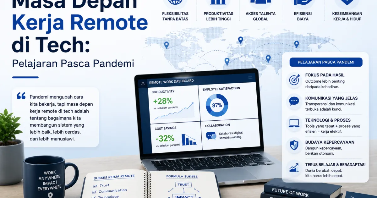 Masa Depan Kerja Remote di Tech: Pelajaran Pasca Pandemi
