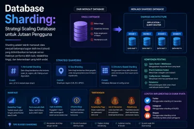 Database Sharding: Strategi Scaling Database untuk Jutaan Pengguna