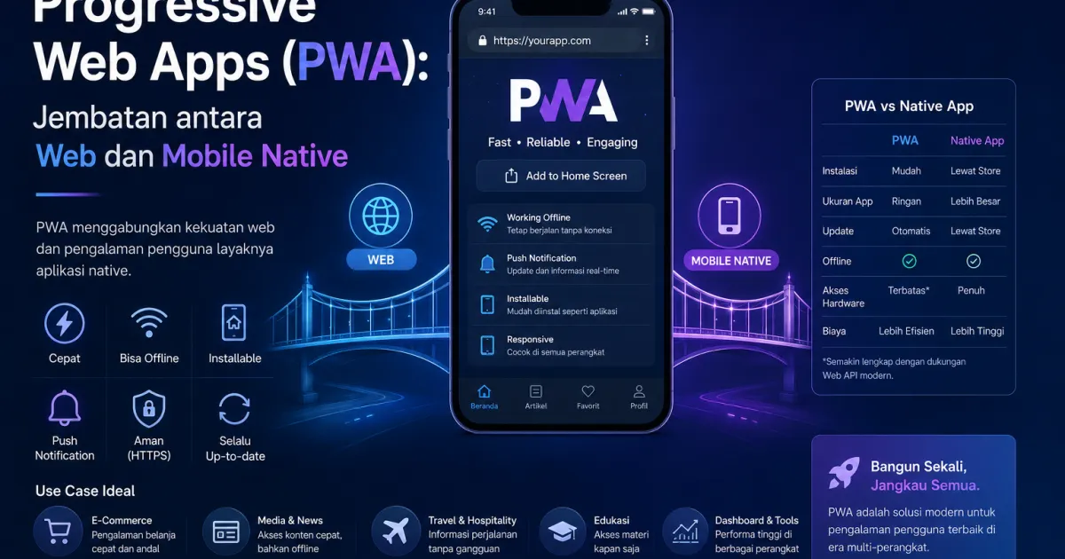 Progressive Web Apps (PWA): Jembatan antara Web dan Mobile Native