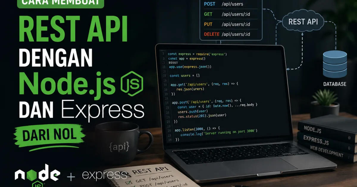 Cara Membuat REST API dengan Node.js dan Express dari Nol
