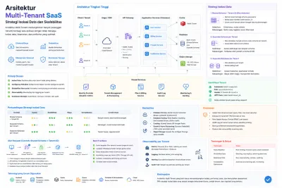 Arsitektur Multi-Tenant SaaS: Strategi Isolasi Data dan Skalabilitas