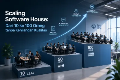 Scaling Software House: Dari 10 ke 100 Orang tanpa Kehilangan Kualitas
