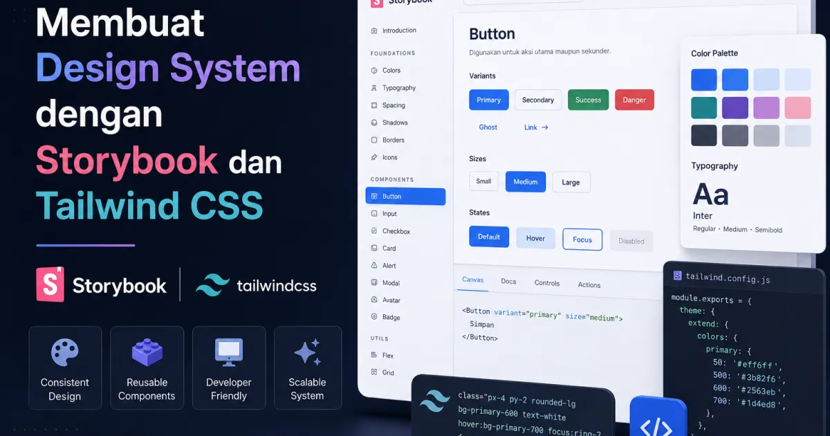 Membuat Design System dengan Storybook dan Tailwind CSS