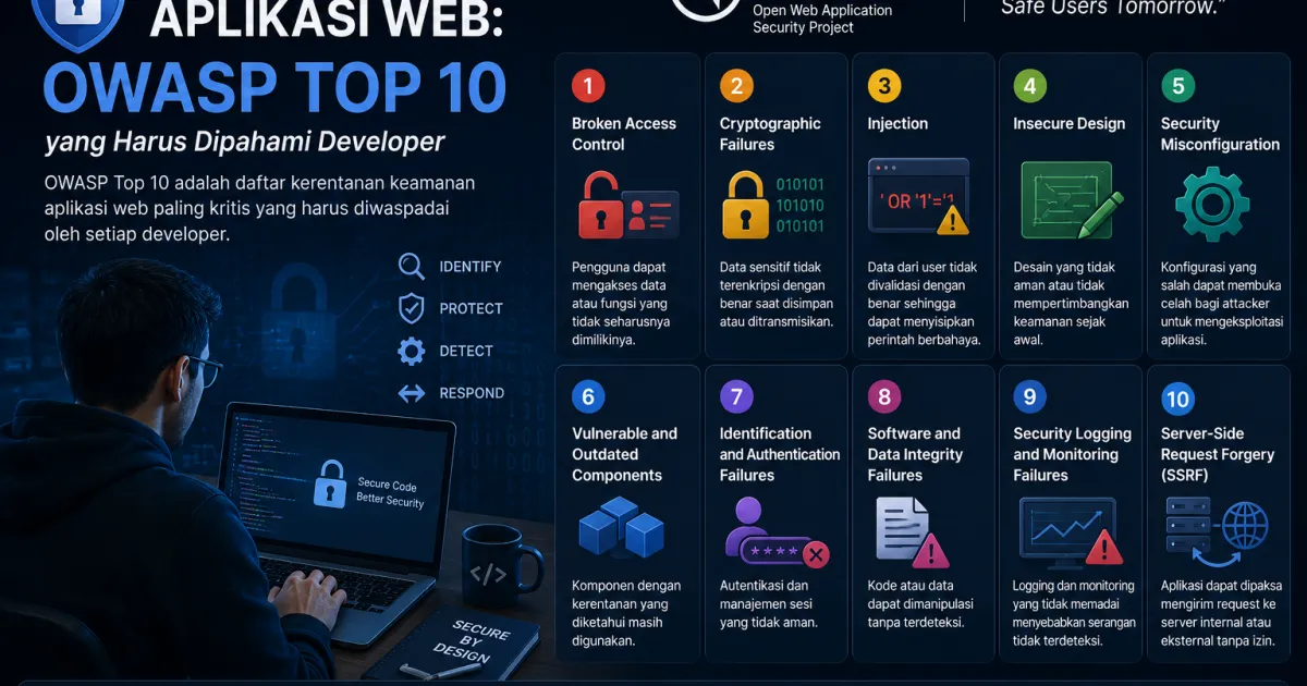 Keamanan Aplikasi Web: OWASP Top 10 yang Harus Dipahami Developer