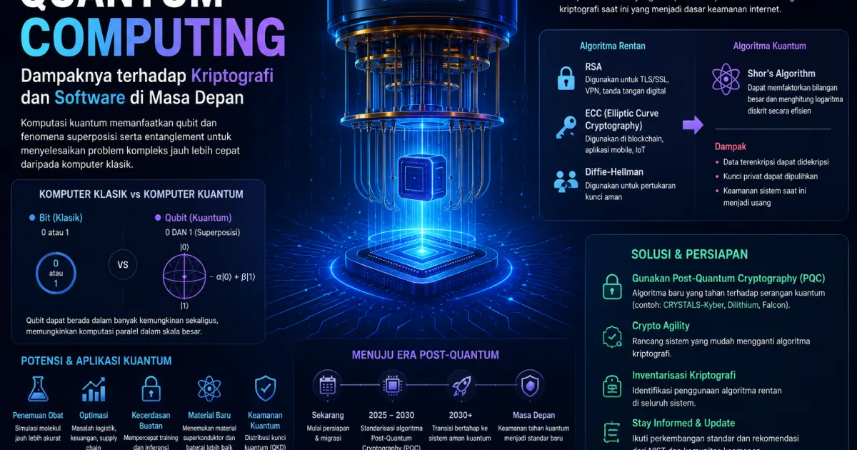 Quantum Computing: Dampaknya terhadap Kriptografi dan Software di Masa Depan