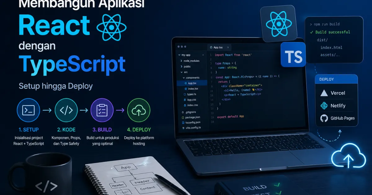 Membangun Aplikasi React dengan TypeScript: Setup hingga Deploy