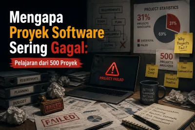 Mengapa Proyek Software Sering Gagal: Pelajaran dari 500 Proyek