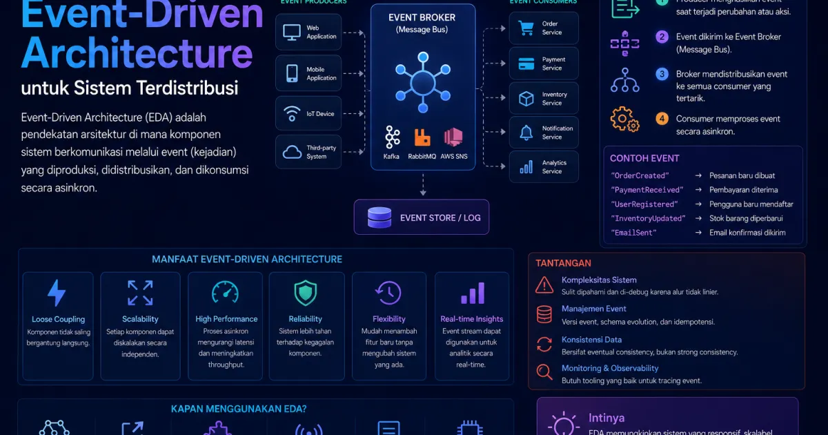 Memahami Event-Driven Architecture untuk Sistem Terdistribusi