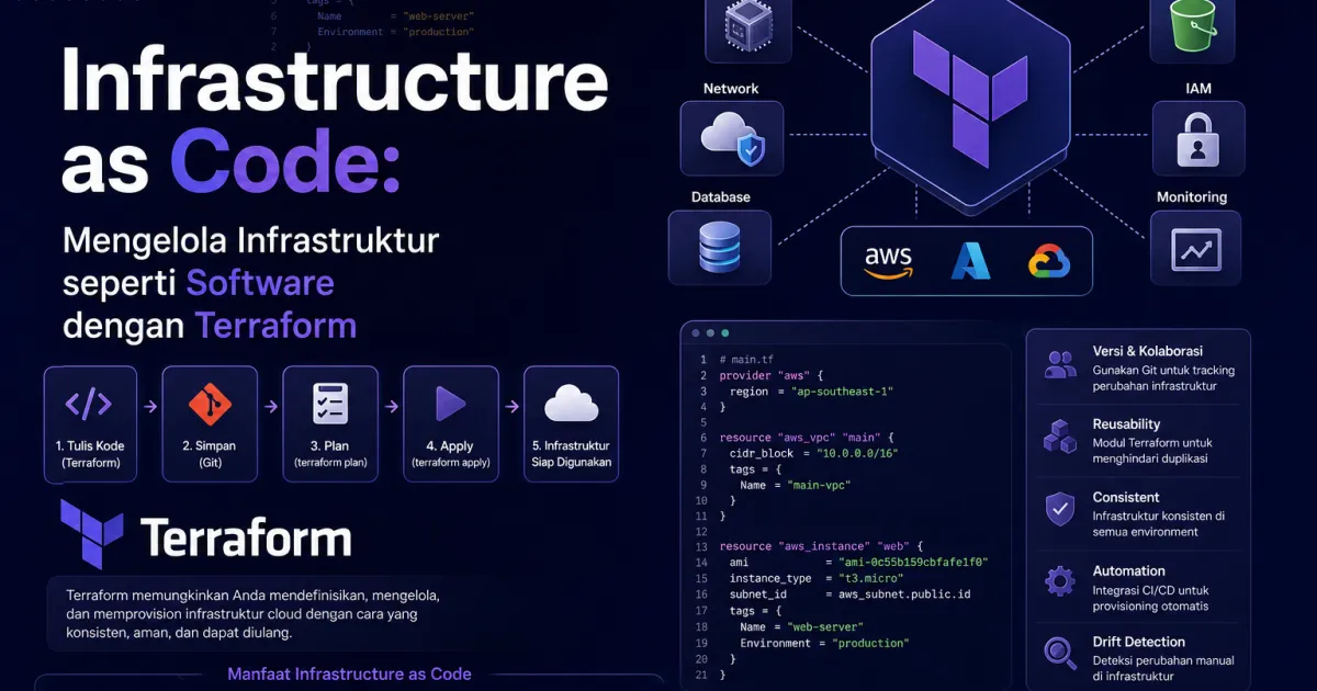 Infrastructure as Code: Mengelola Infrastruktur seperti Software dengan Terraform