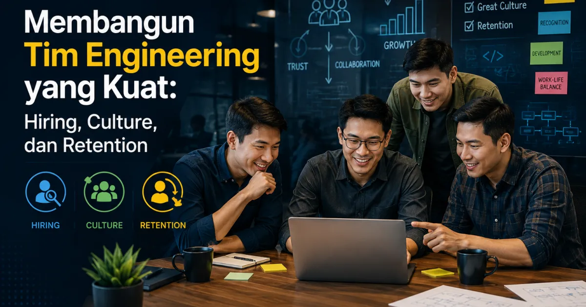 Membangun Tim Engineering yang Kuat: Hiring, Culture, dan Retention