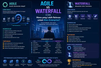 Agile vs Waterfall di 2025: Mana yang Lebih Relevan untuk Klien Enterprise?