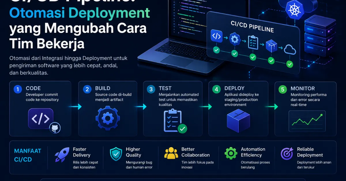 CI/CD Pipeline: Otomasi Deployment yang Mengubah Cara Tim Bekerja