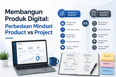 Membangun Produk Digital: Perbedaan Mindset Product vs Project