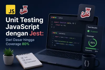Unit Testing JavaScript dengan Jest: Dari Dasar hingga Coverage 80%