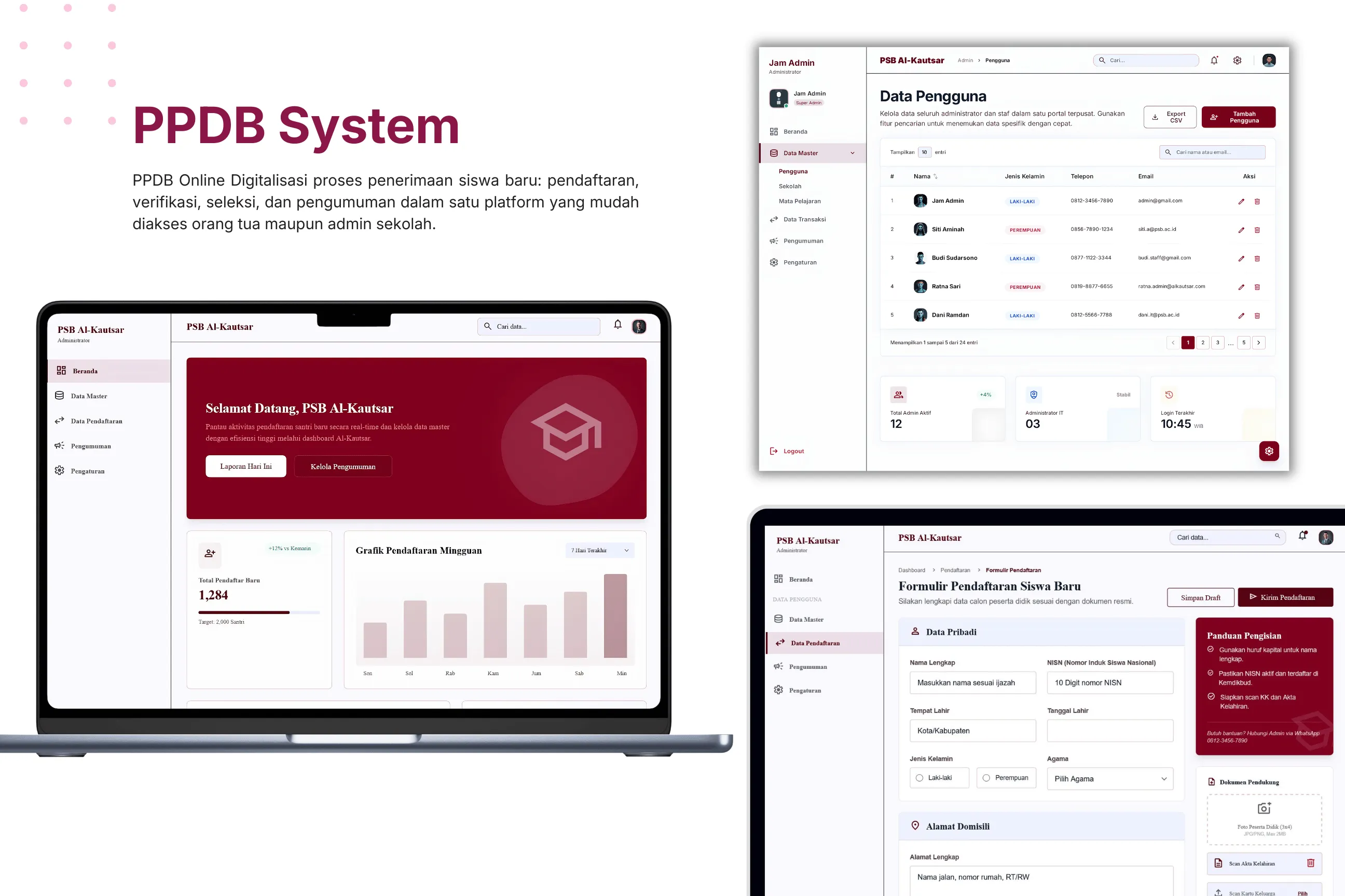 PPDB System - PSB Al-Kautsar
